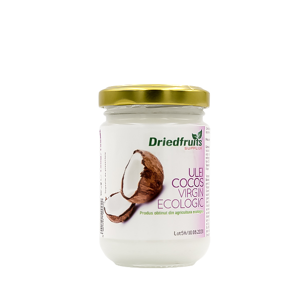 Ulei cocos virgin BIO (presat la rece) Driedfruits – 156 ml/130 g
